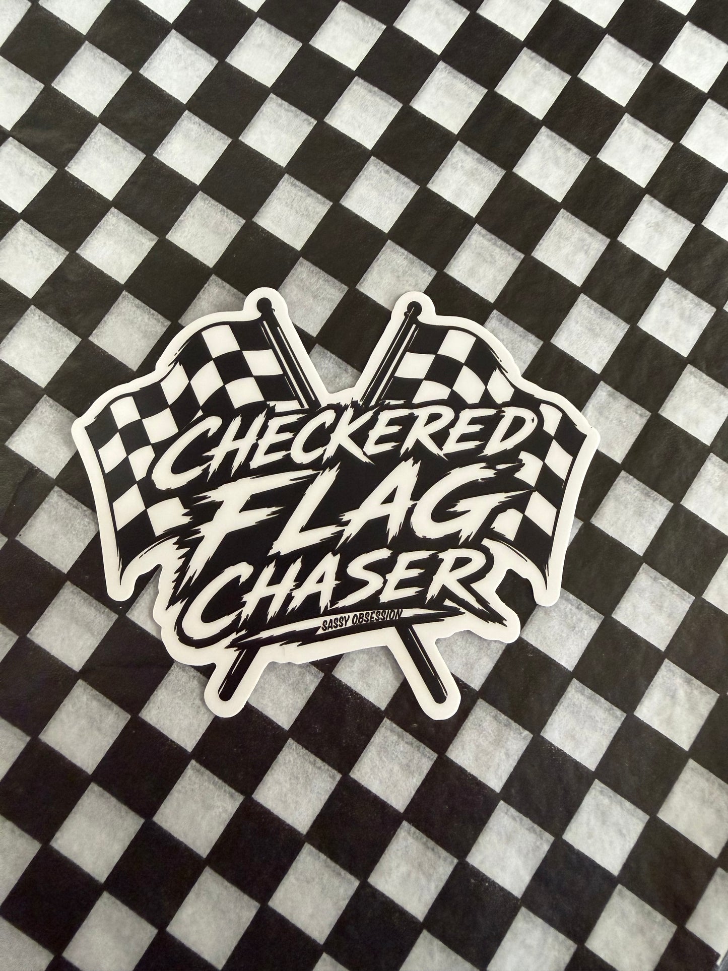 Flag Chaser Sticker