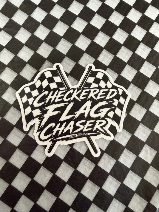 Flag Chaser Sticker