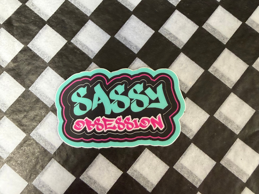 Sassy Obsession Mini Sticker