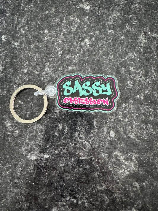 Sassy Obsession Keychain