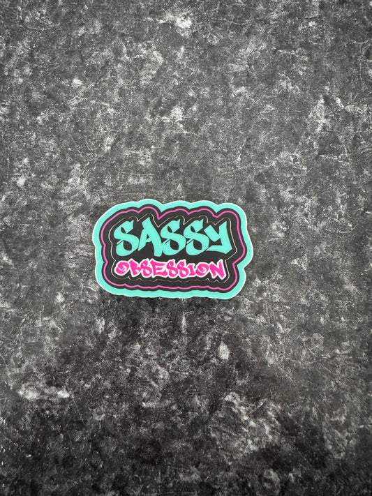 Sassy Obsession Mini Sticker