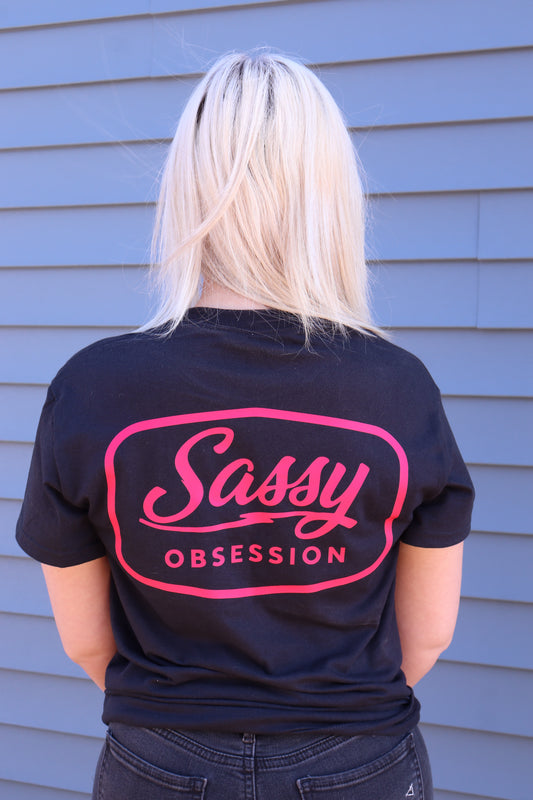 Sassy Signature Tee - Pink