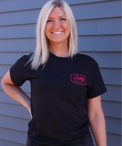 Sassy Signature Tee - Pink