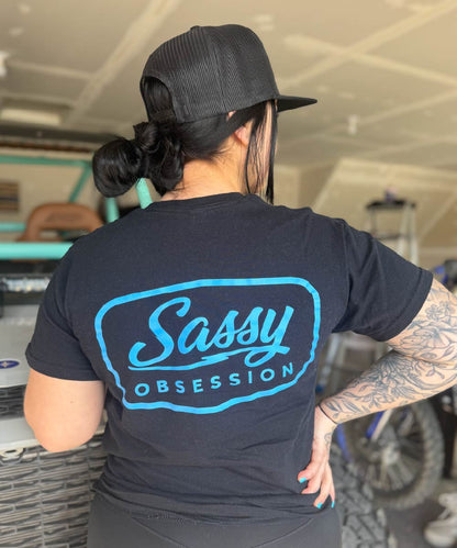 Sassy Signature Tee - Blue
