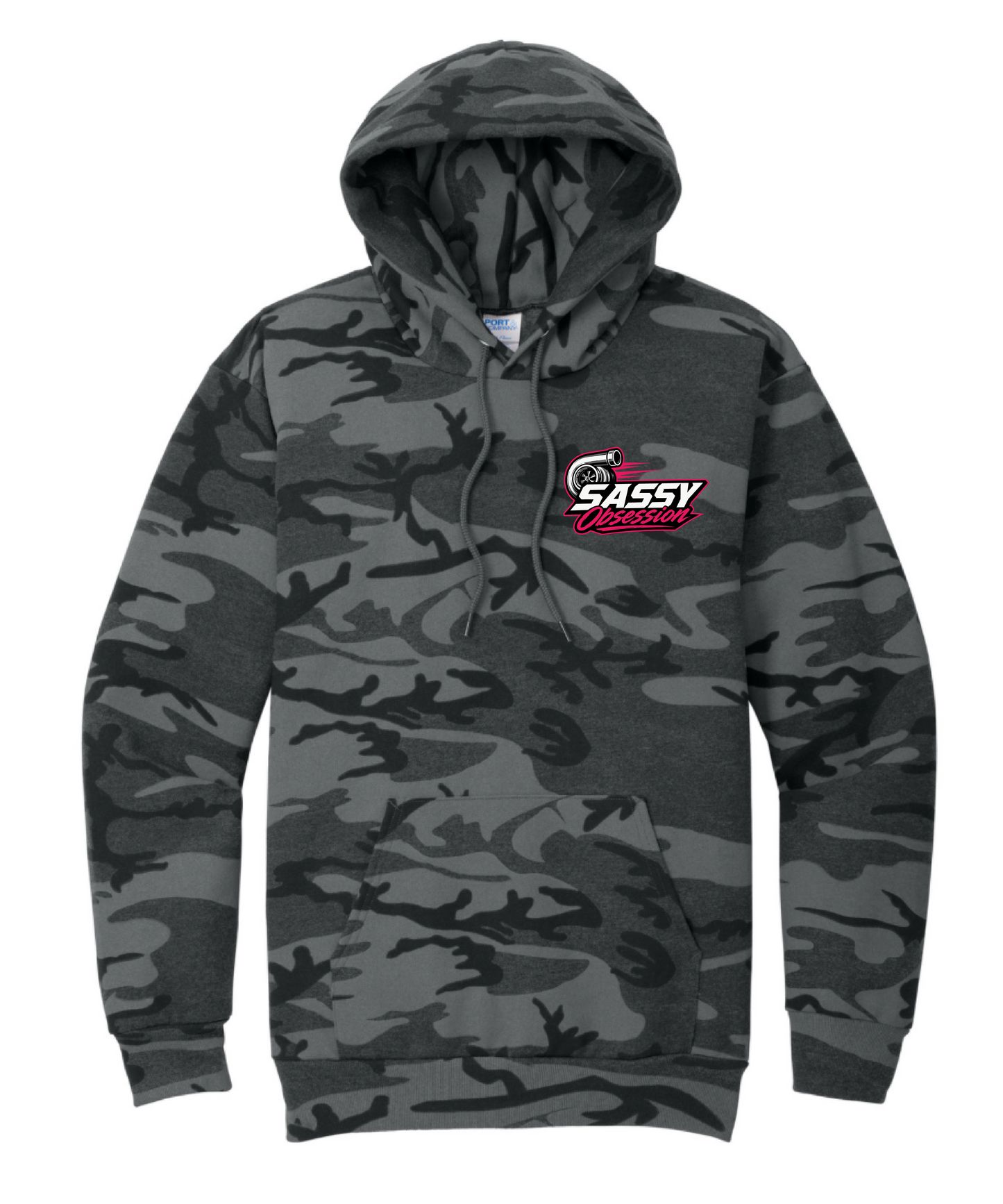 Black Camo Sassy Turbo Sweatshirt